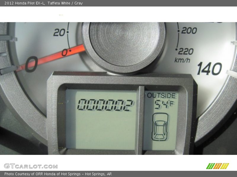Taffeta White / Gray 2012 Honda Pilot EX-L