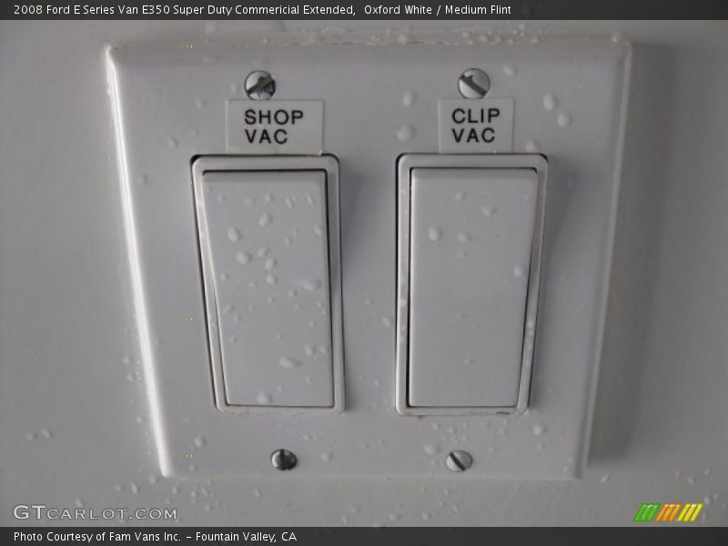 Oxford White / Medium Flint 2008 Ford E Series Van E350 Super Duty Commericial Extended