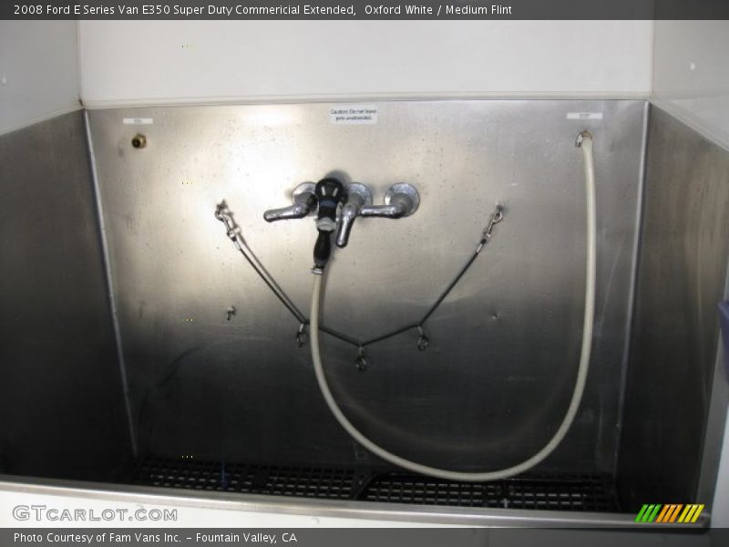 Oxford White / Medium Flint 2008 Ford E Series Van E350 Super Duty Commericial Extended