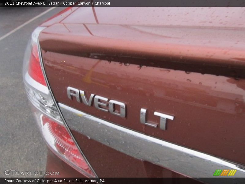 Copper Canyon / Charcoal 2011 Chevrolet Aveo LT Sedan