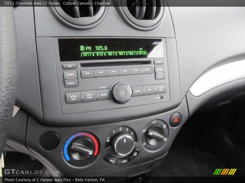 Copper Canyon / Charcoal 2011 Chevrolet Aveo LT Sedan