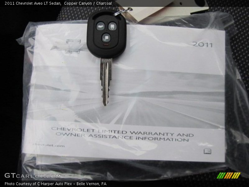 Copper Canyon / Charcoal 2011 Chevrolet Aveo LT Sedan