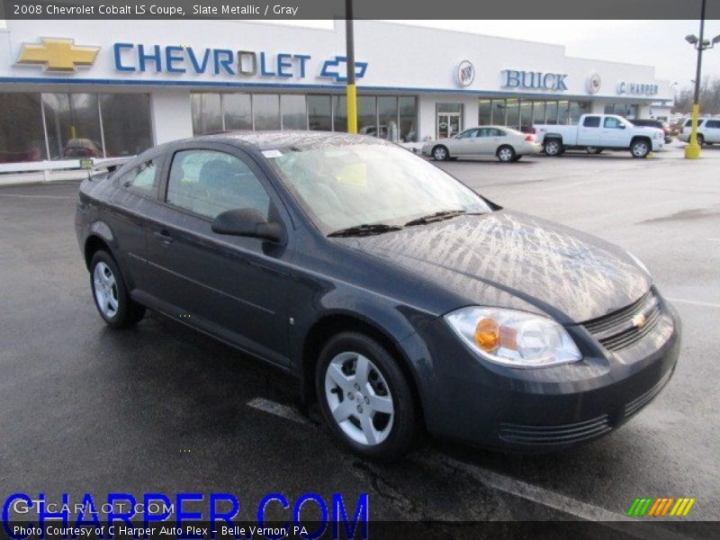 Slate Metallic / Gray 2008 Chevrolet Cobalt LS Coupe