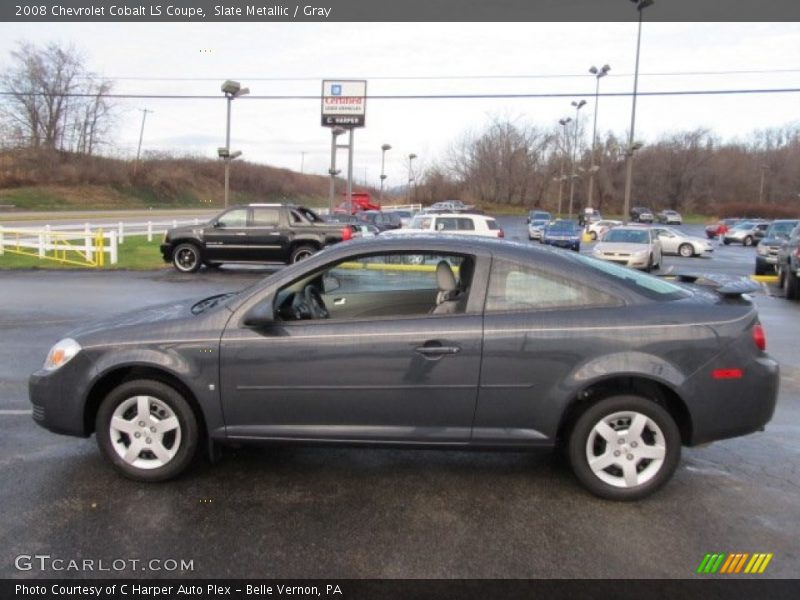 Slate Metallic / Gray 2008 Chevrolet Cobalt LS Coupe