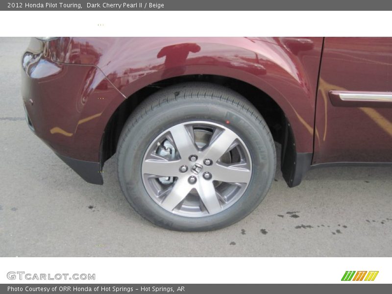 Dark Cherry Pearl II / Beige 2012 Honda Pilot Touring