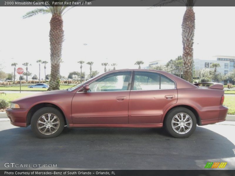 Patriot Red Pearl / Tan 2000 Mitsubishi Galant ES