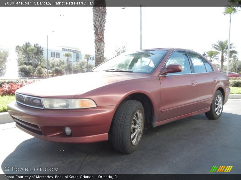 Patriot Red Pearl / Tan 2000 Mitsubishi Galant ES