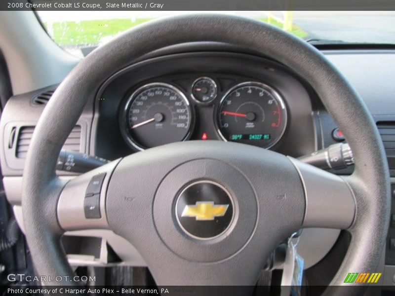 Slate Metallic / Gray 2008 Chevrolet Cobalt LS Coupe