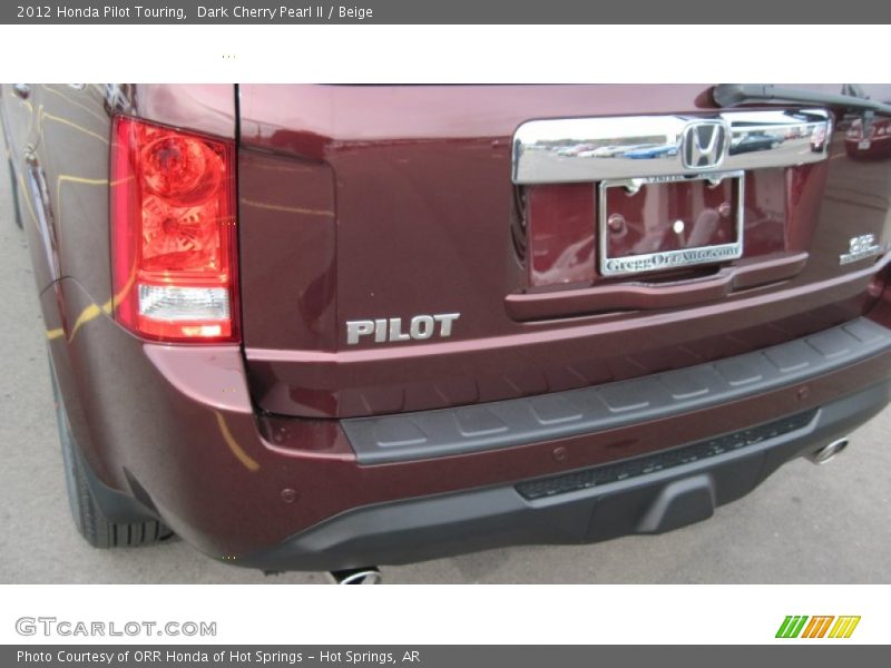 Dark Cherry Pearl II / Beige 2012 Honda Pilot Touring