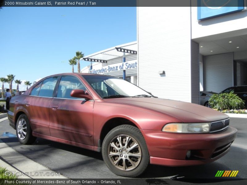 Patriot Red Pearl / Tan 2000 Mitsubishi Galant ES