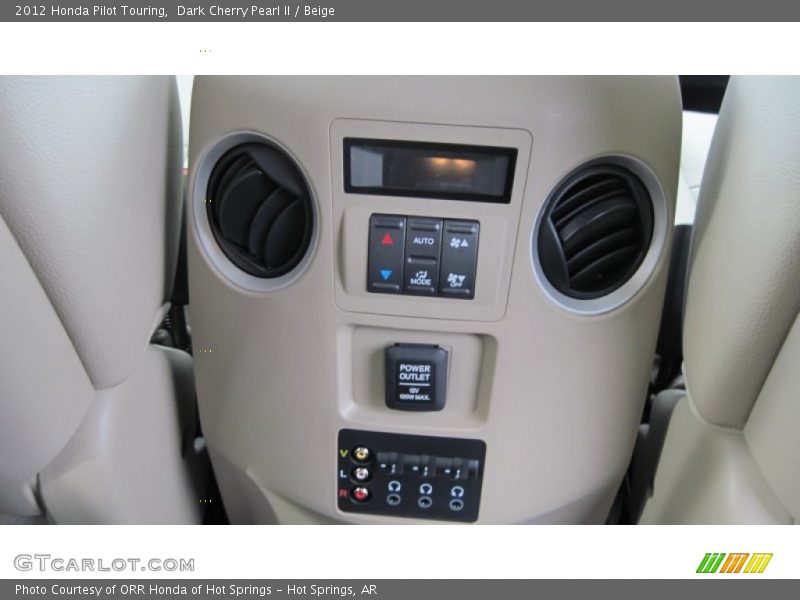 Dark Cherry Pearl II / Beige 2012 Honda Pilot Touring