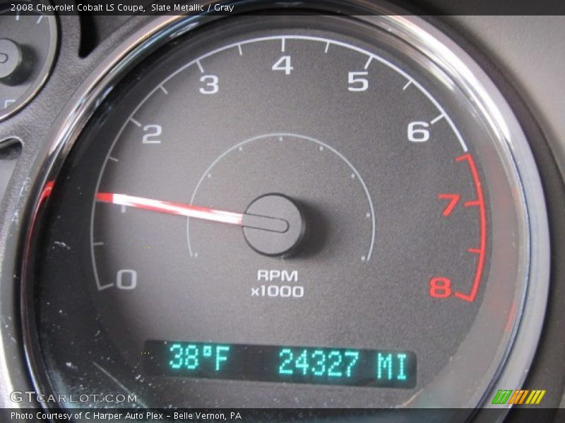 Slate Metallic / Gray 2008 Chevrolet Cobalt LS Coupe