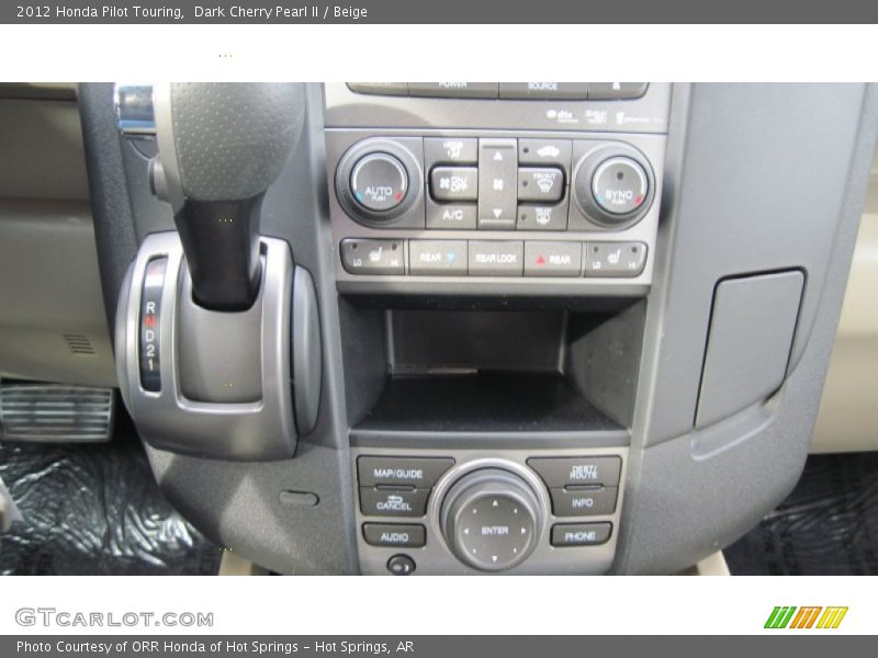 Dark Cherry Pearl II / Beige 2012 Honda Pilot Touring