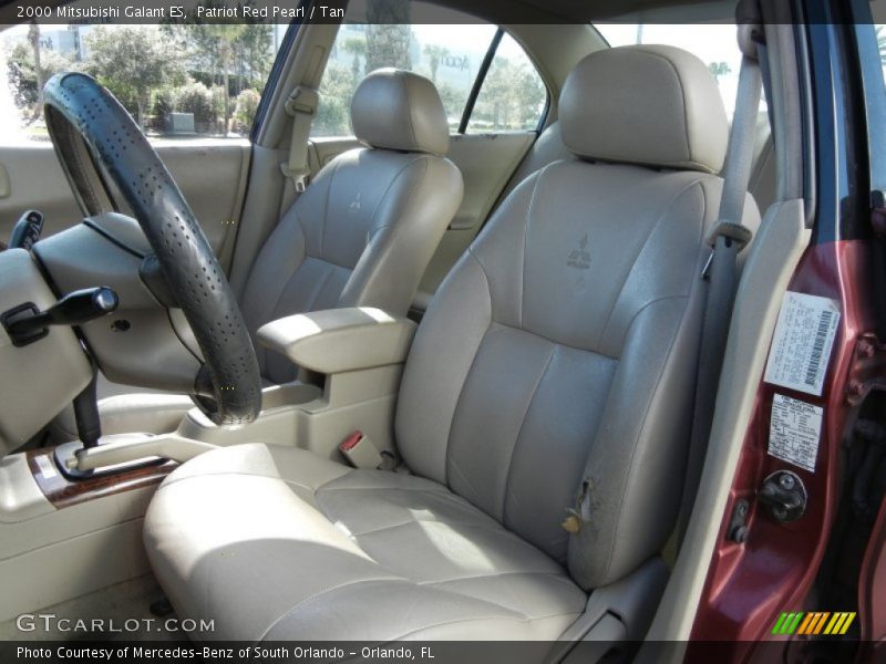 Patriot Red Pearl / Tan 2000 Mitsubishi Galant ES