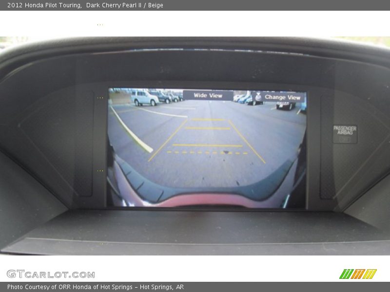 Dark Cherry Pearl II / Beige 2012 Honda Pilot Touring