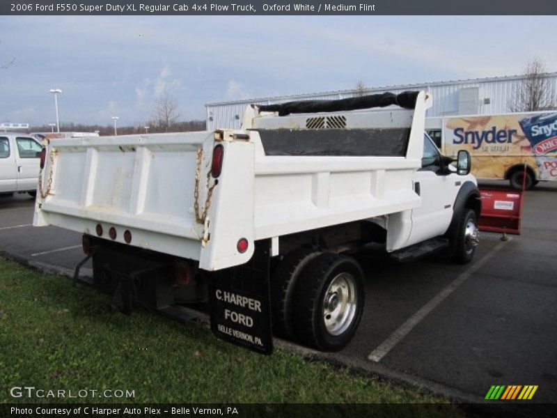 Oxford White / Medium Flint 2006 Ford F550 Super Duty XL Regular Cab 4x4 Plow Truck