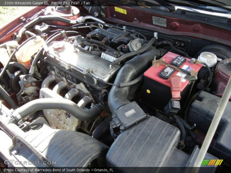 Patriot Red Pearl / Tan 2000 Mitsubishi Galant ES