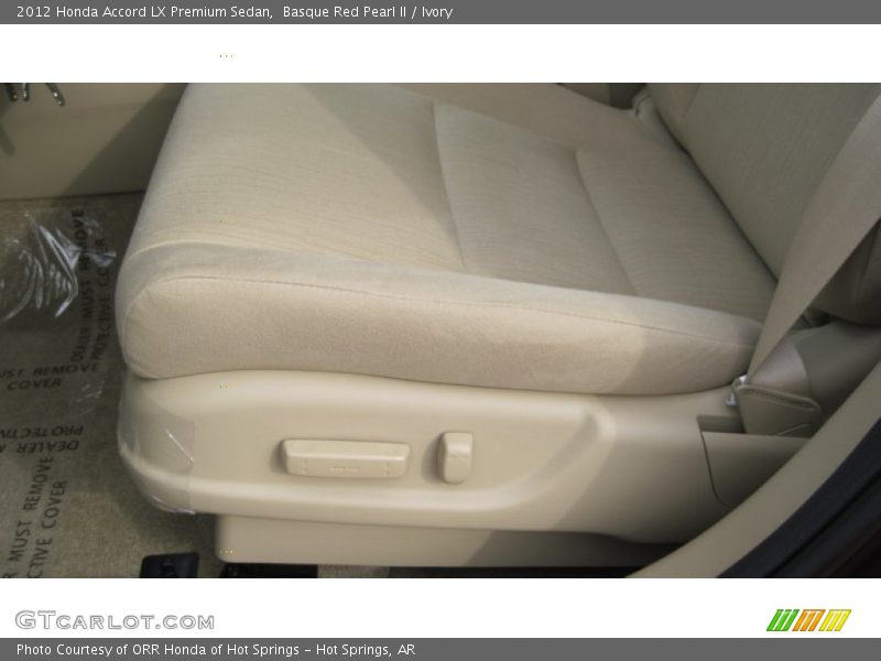 Basque Red Pearl II / Ivory 2012 Honda Accord LX Premium Sedan