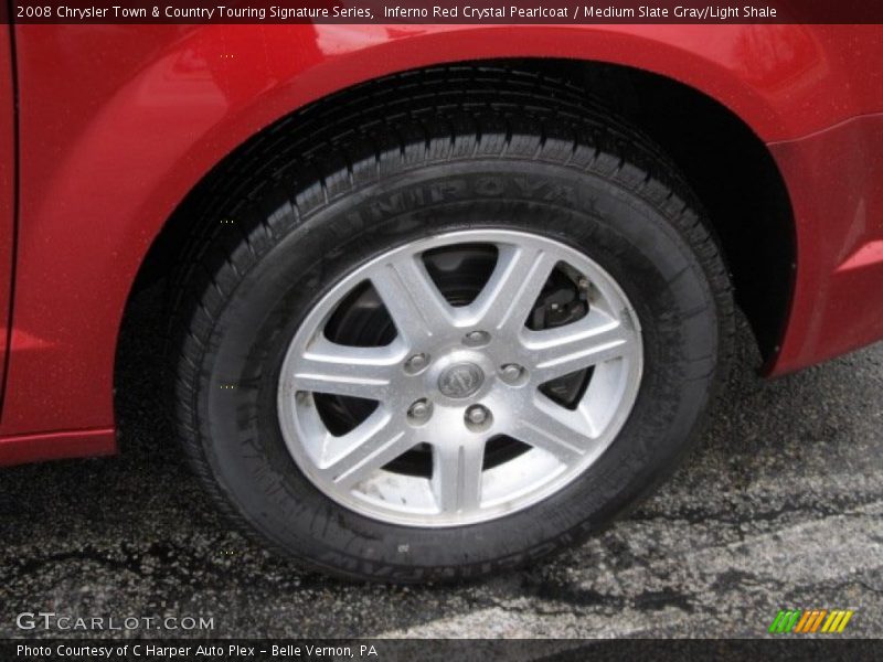 Inferno Red Crystal Pearlcoat / Medium Slate Gray/Light Shale 2008 Chrysler Town & Country Touring Signature Series
