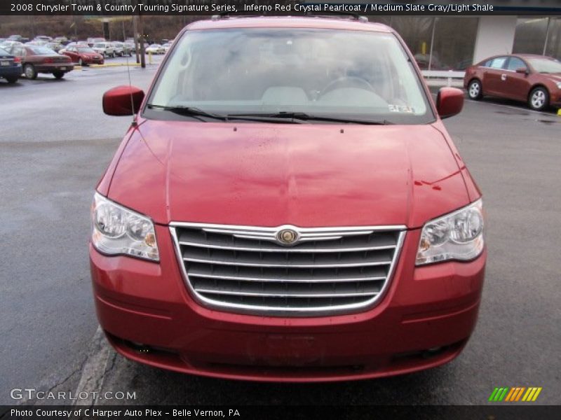 Inferno Red Crystal Pearlcoat / Medium Slate Gray/Light Shale 2008 Chrysler Town & Country Touring Signature Series