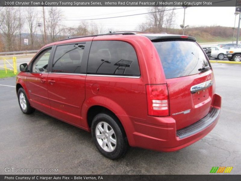 Inferno Red Crystal Pearlcoat / Medium Slate Gray/Light Shale 2008 Chrysler Town & Country Touring Signature Series