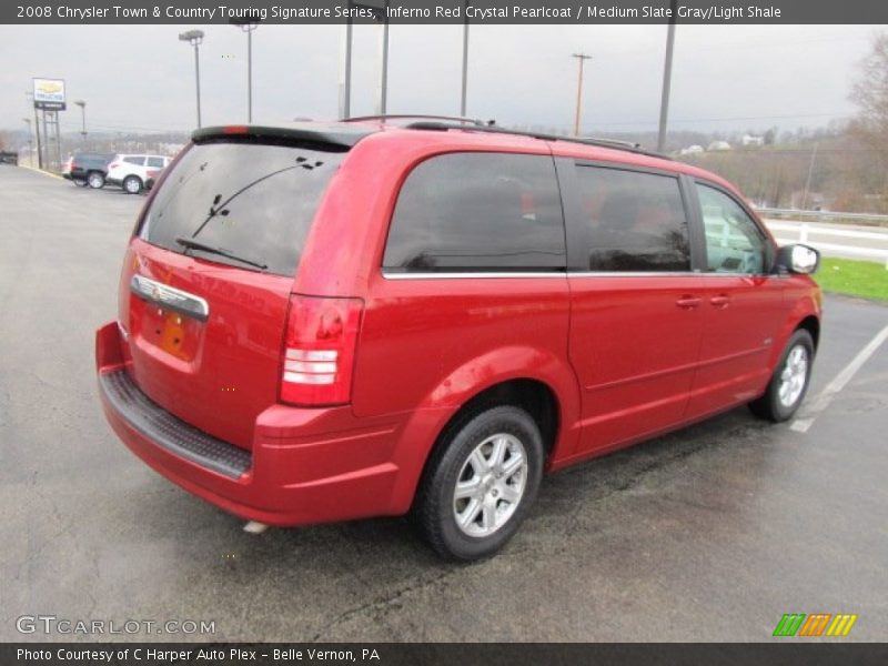 Inferno Red Crystal Pearlcoat / Medium Slate Gray/Light Shale 2008 Chrysler Town & Country Touring Signature Series