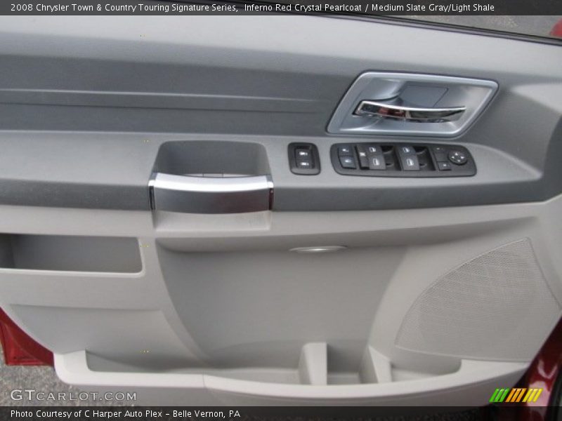 Inferno Red Crystal Pearlcoat / Medium Slate Gray/Light Shale 2008 Chrysler Town & Country Touring Signature Series