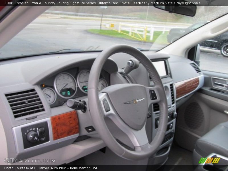 Inferno Red Crystal Pearlcoat / Medium Slate Gray/Light Shale 2008 Chrysler Town & Country Touring Signature Series