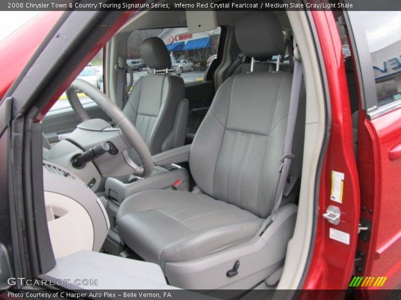 Inferno Red Crystal Pearlcoat / Medium Slate Gray/Light Shale 2008 Chrysler Town & Country Touring Signature Series
