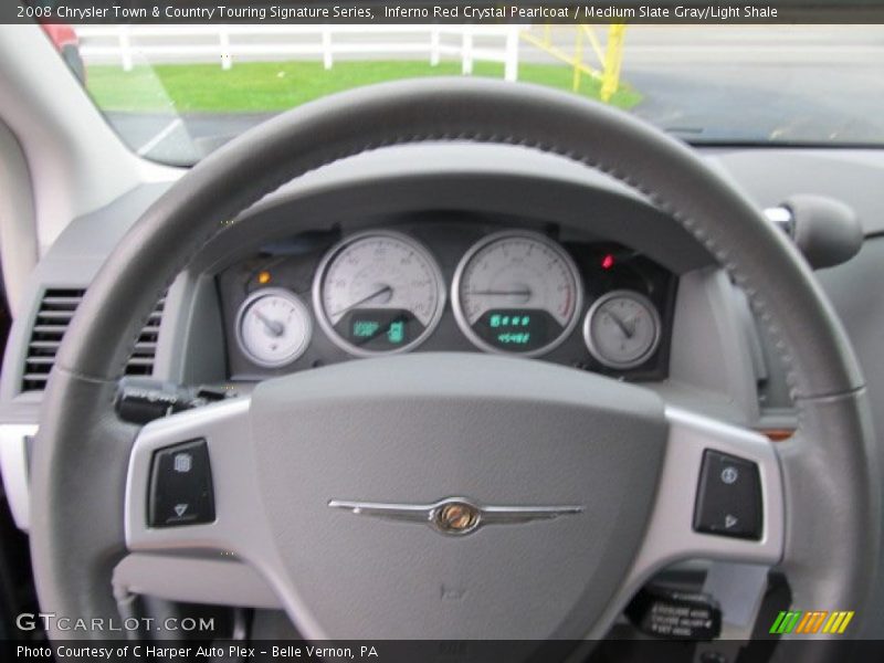 Inferno Red Crystal Pearlcoat / Medium Slate Gray/Light Shale 2008 Chrysler Town & Country Touring Signature Series