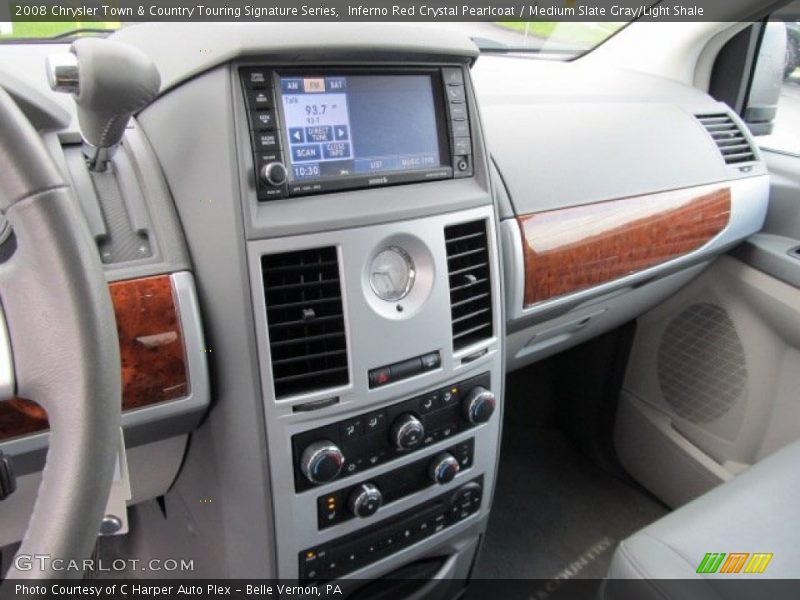 Inferno Red Crystal Pearlcoat / Medium Slate Gray/Light Shale 2008 Chrysler Town & Country Touring Signature Series