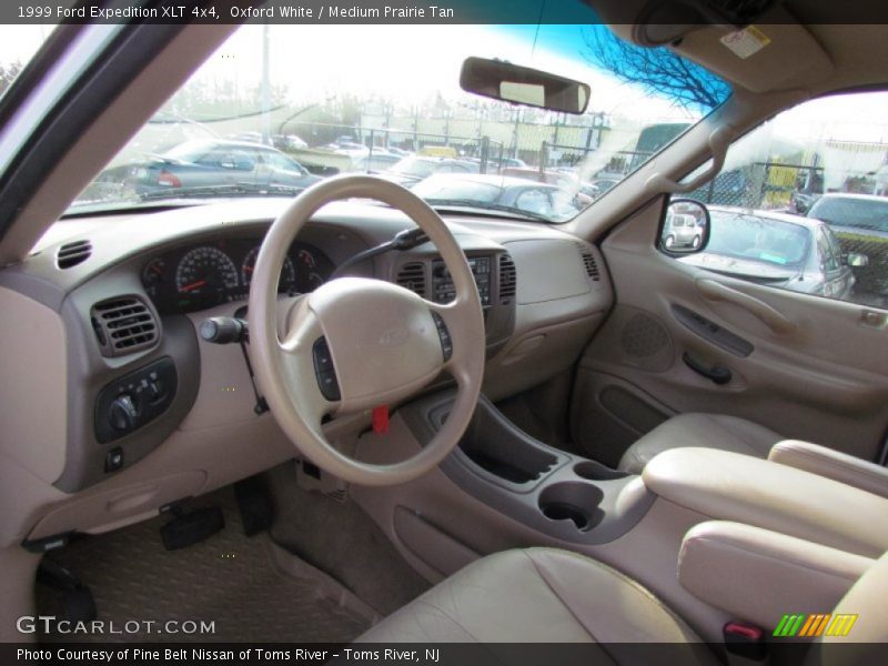 Oxford White / Medium Prairie Tan 1999 Ford Expedition XLT 4x4