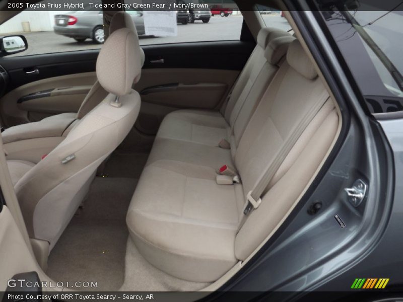 Tideland Gray Green Pearl / Ivory/Brown 2005 Toyota Prius Hybrid