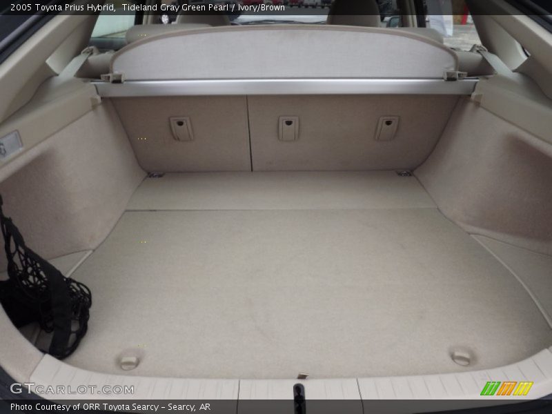 Tideland Gray Green Pearl / Ivory/Brown 2005 Toyota Prius Hybrid