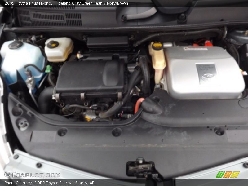 Tideland Gray Green Pearl / Ivory/Brown 2005 Toyota Prius Hybrid