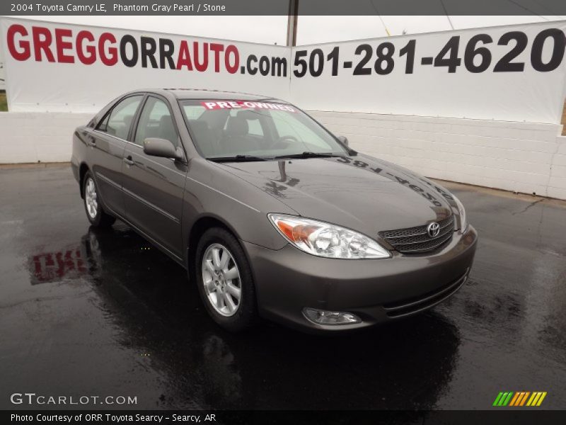 Phantom Gray Pearl / Stone 2004 Toyota Camry LE