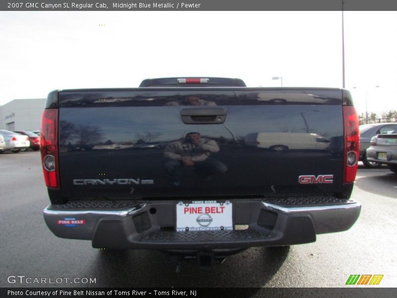 Midnight Blue Metallic / Pewter 2007 GMC Canyon SL Regular Cab
