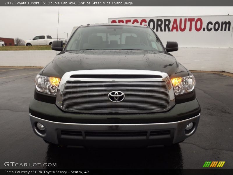 Spruce Green Mica / Sand Beige 2012 Toyota Tundra TSS Double Cab 4x4