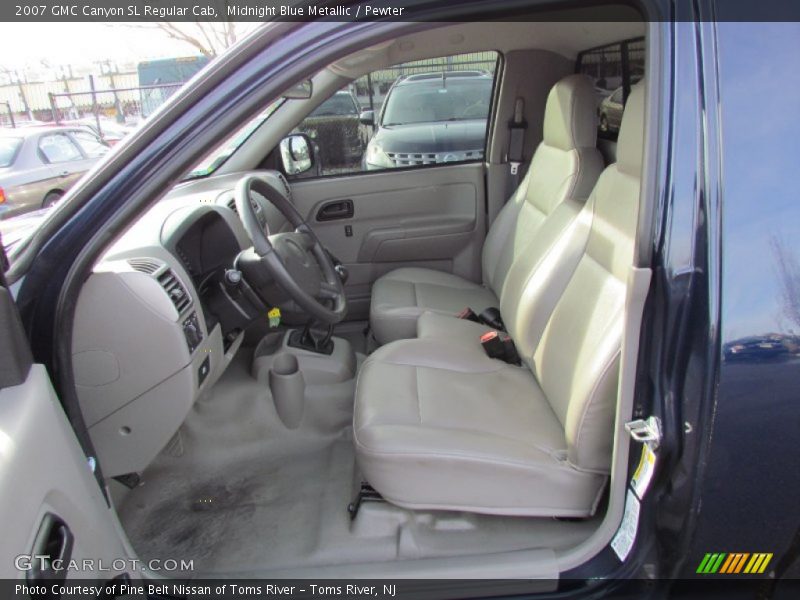  2007 Canyon SL Regular Cab Pewter Interior