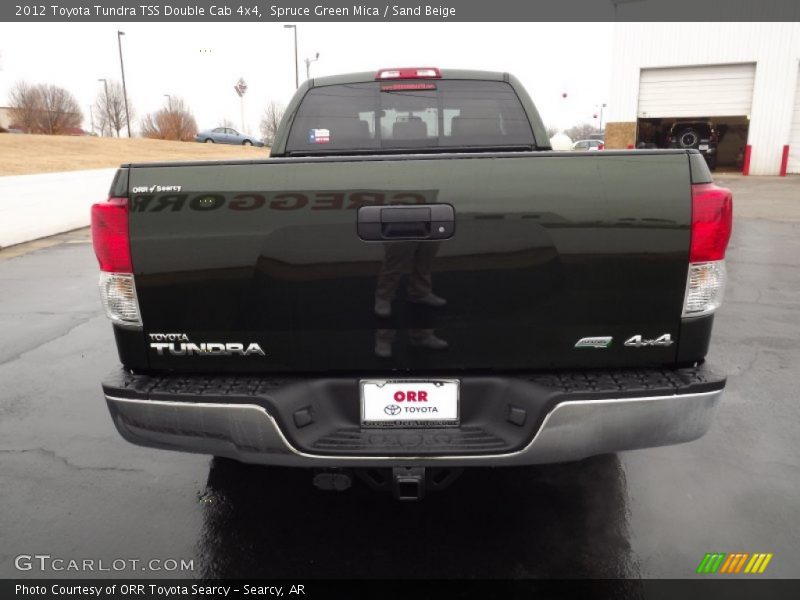 Spruce Green Mica / Sand Beige 2012 Toyota Tundra TSS Double Cab 4x4