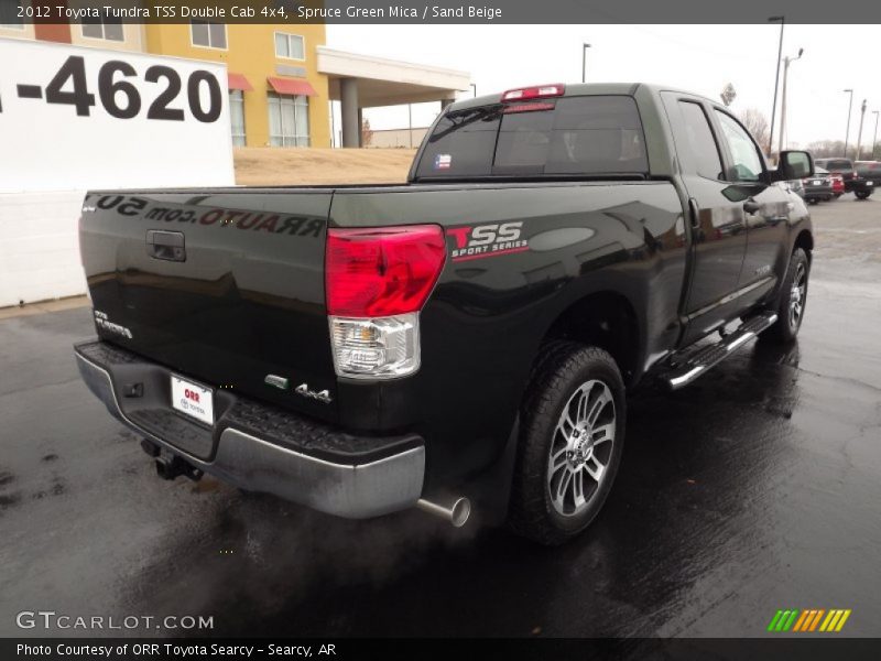 Spruce Green Mica / Sand Beige 2012 Toyota Tundra TSS Double Cab 4x4