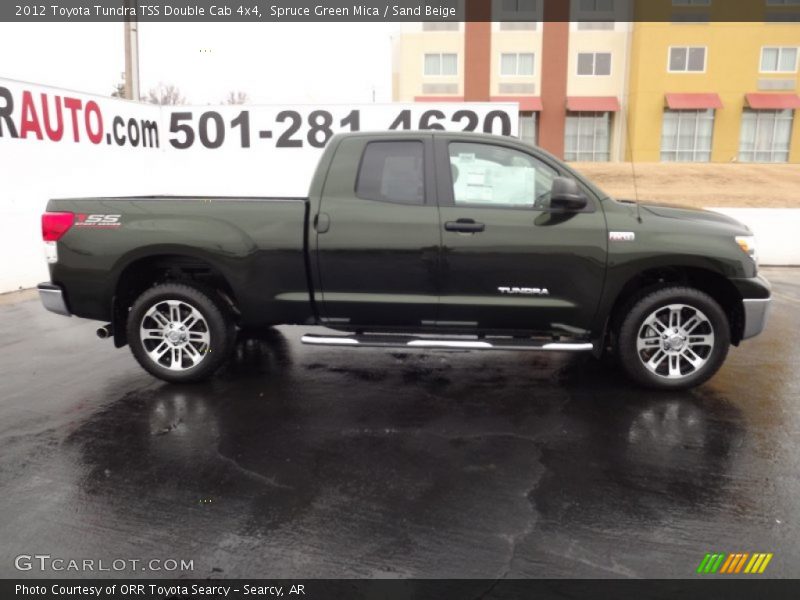 Spruce Green Mica / Sand Beige 2012 Toyota Tundra TSS Double Cab 4x4