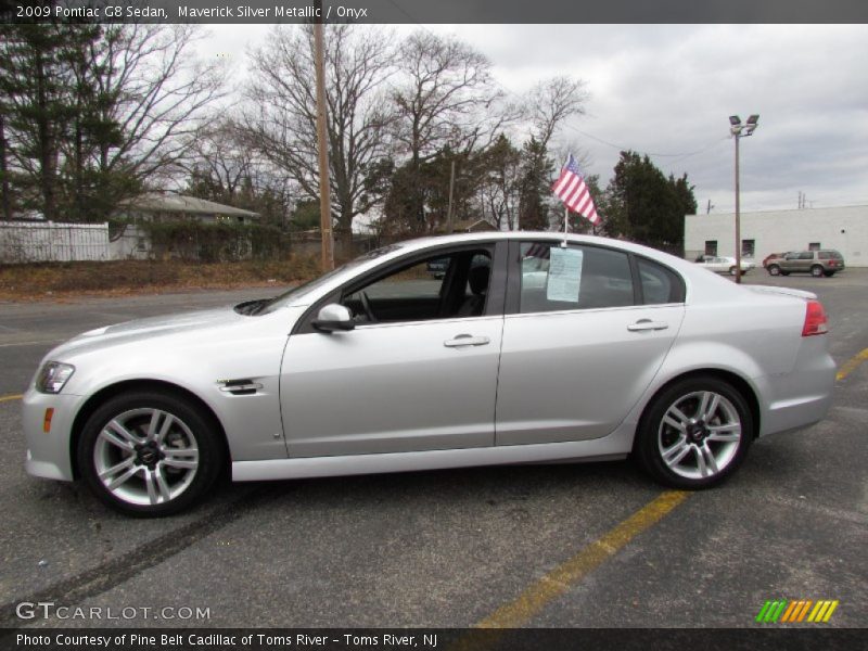 Maverick Silver Metallic / Onyx 2009 Pontiac G8 Sedan