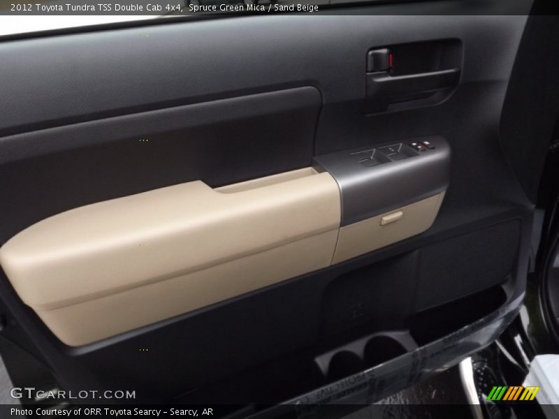 Spruce Green Mica / Sand Beige 2012 Toyota Tundra TSS Double Cab 4x4