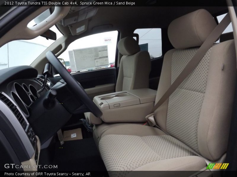 Spruce Green Mica / Sand Beige 2012 Toyota Tundra TSS Double Cab 4x4