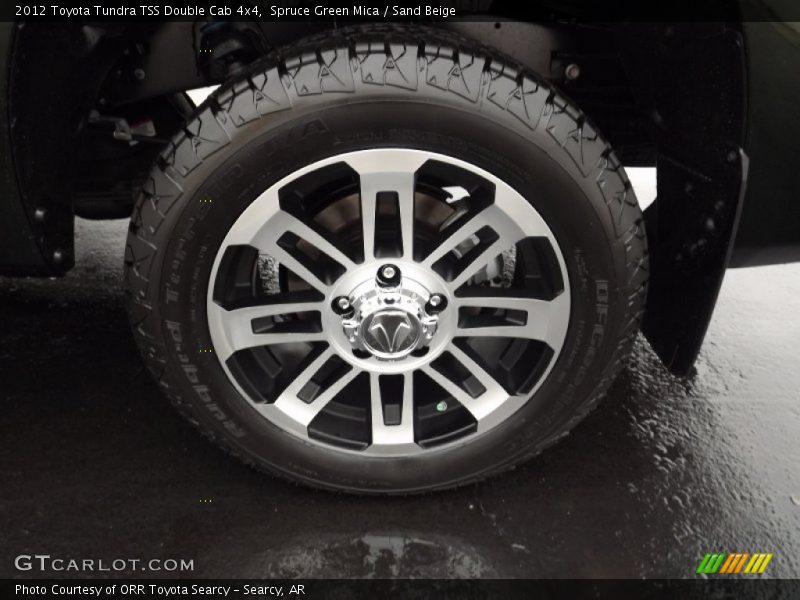 Spruce Green Mica / Sand Beige 2012 Toyota Tundra TSS Double Cab 4x4