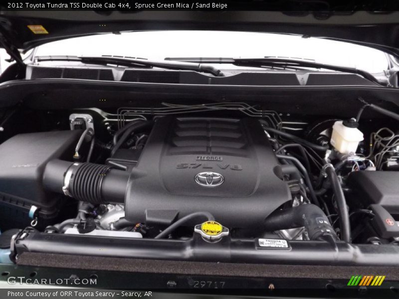 Spruce Green Mica / Sand Beige 2012 Toyota Tundra TSS Double Cab 4x4