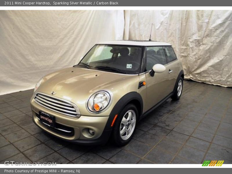 Sparkling Silver Metallic / Carbon Black 2011 Mini Cooper Hardtop