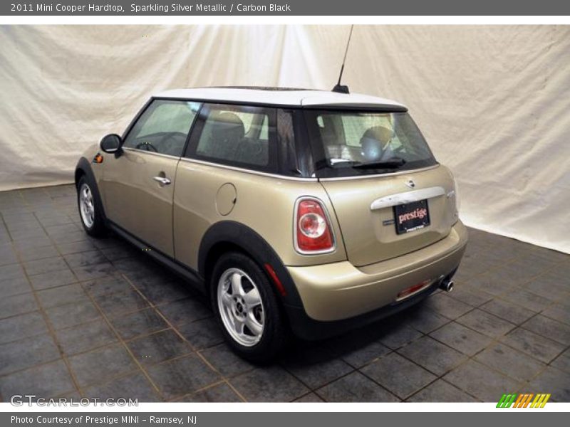 Sparkling Silver Metallic / Carbon Black 2011 Mini Cooper Hardtop