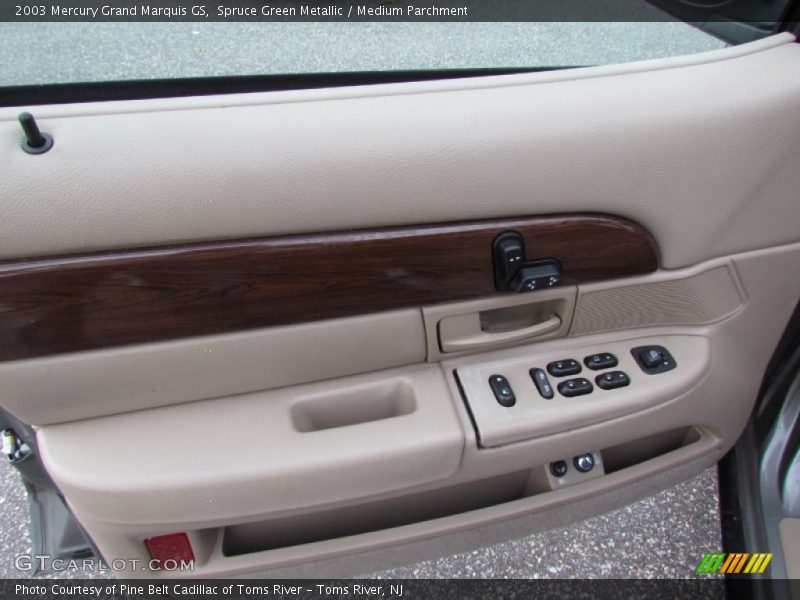 Spruce Green Metallic / Medium Parchment 2003 Mercury Grand Marquis GS